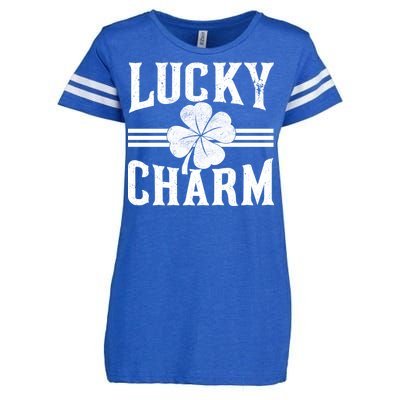 Lucky Charm Clover Enza Ladies Jersey Football T-Shirt