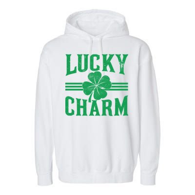 Lucky Charm Clover Garment-Dyed Fleece Hoodie