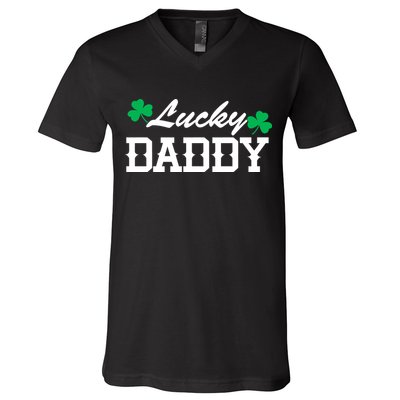 Lucky Daddy V-Neck T-Shirt