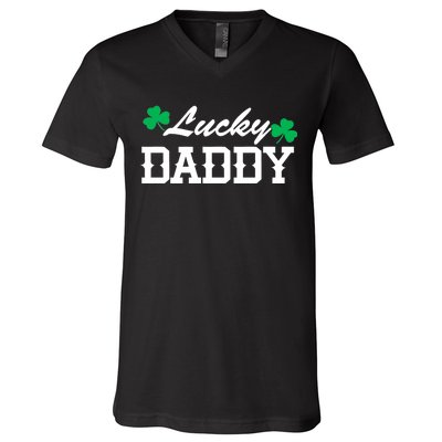 Lucky Daddy V-Neck T-Shirt