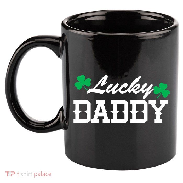 Lucky Daddy 11oz C Handle Ceramic Mug