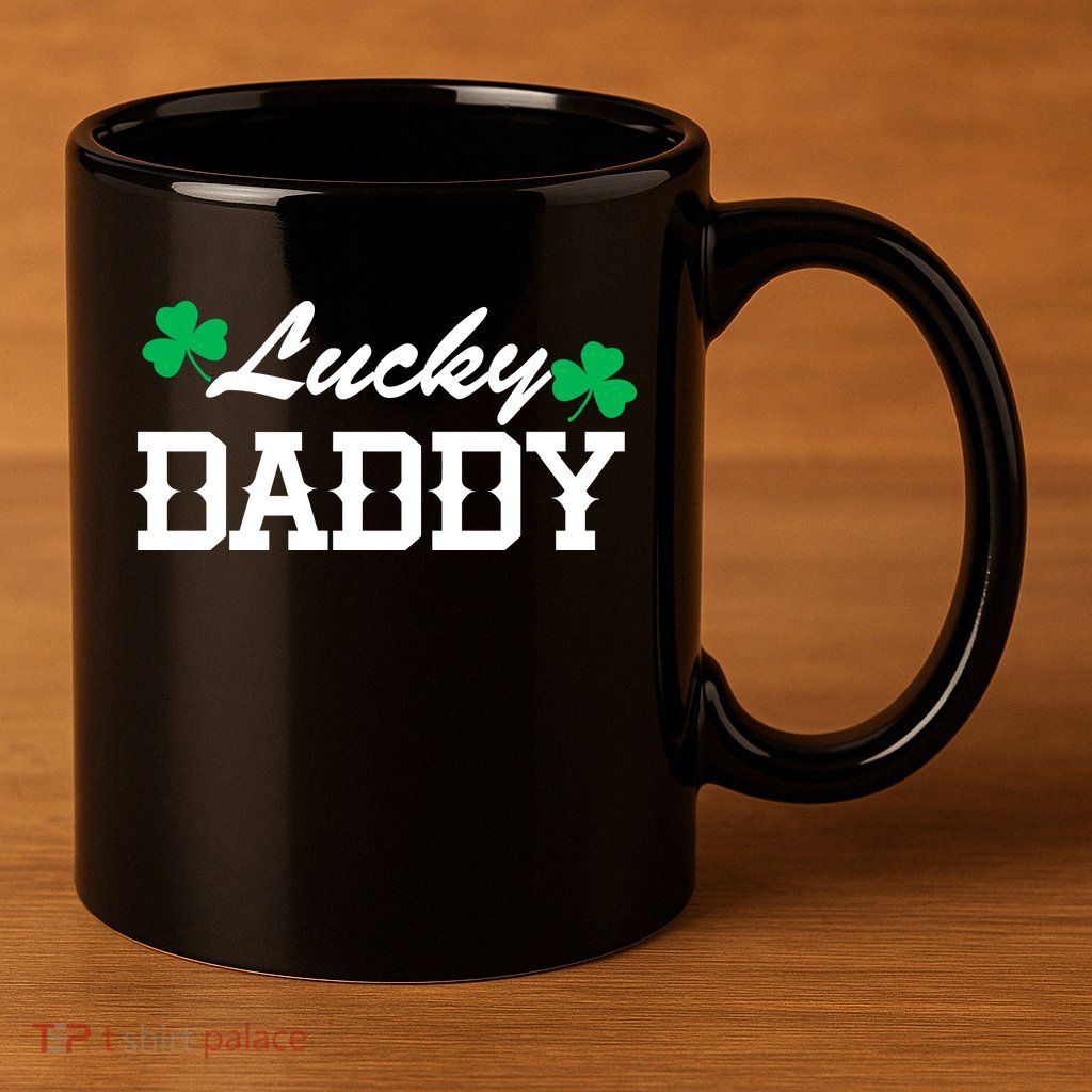 Lucky Daddy 11oz C Handle Ceramic Mug