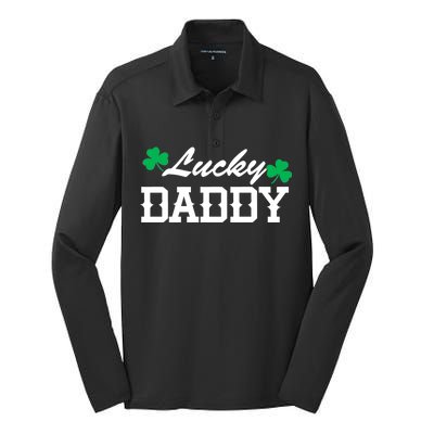 Lucky Daddy Silk Touch Performance Long Sleeve Polo