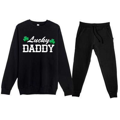 Lucky Daddy Premium Crewneck Sweatsuit Set