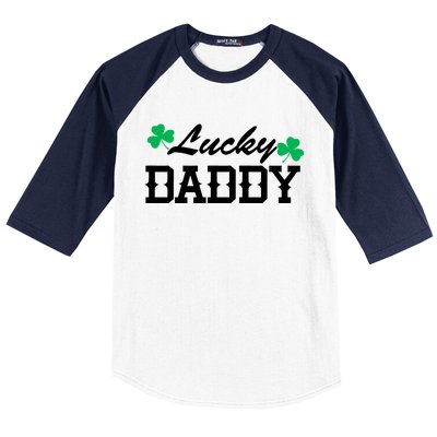 Lucky Daddy Baseball Sleeve Shirt