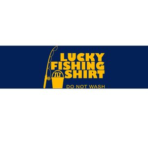 Lucky Fishing Bumper Sticker