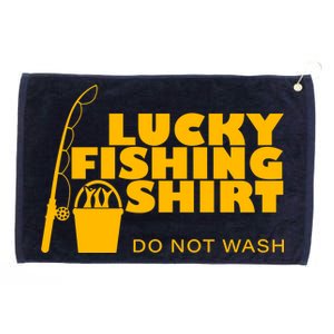 Lucky Fishing Grommeted Golf Towel