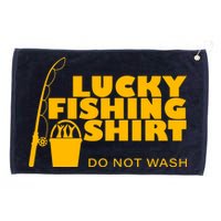 Lucky Fishing Grommeted Golf Towel