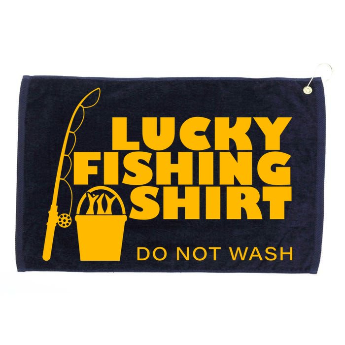 Lucky Fishing Grommeted Golf Towel