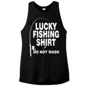 Lucky Fishing Shirt Do Not Wash Ladies PosiCharge Tri-Blend Wicking Tank