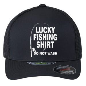 Lucky Fishing Shirt Do Not Wash Flexfit Unipanel Trucker Cap