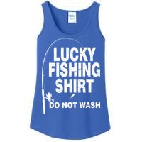 Lucky Fishing Shirt Do Not Wash Ladies Essential Tank