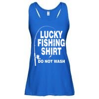 Lucky Fishing Shirt Do Not Wash Ladies Essential Flowy Tank