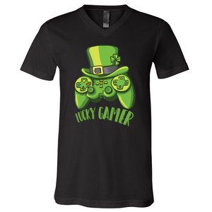 Lucky Gamer V-Neck T-Shirt