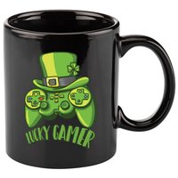 Lucky Gamer 11oz C Handle Ceramic Mug