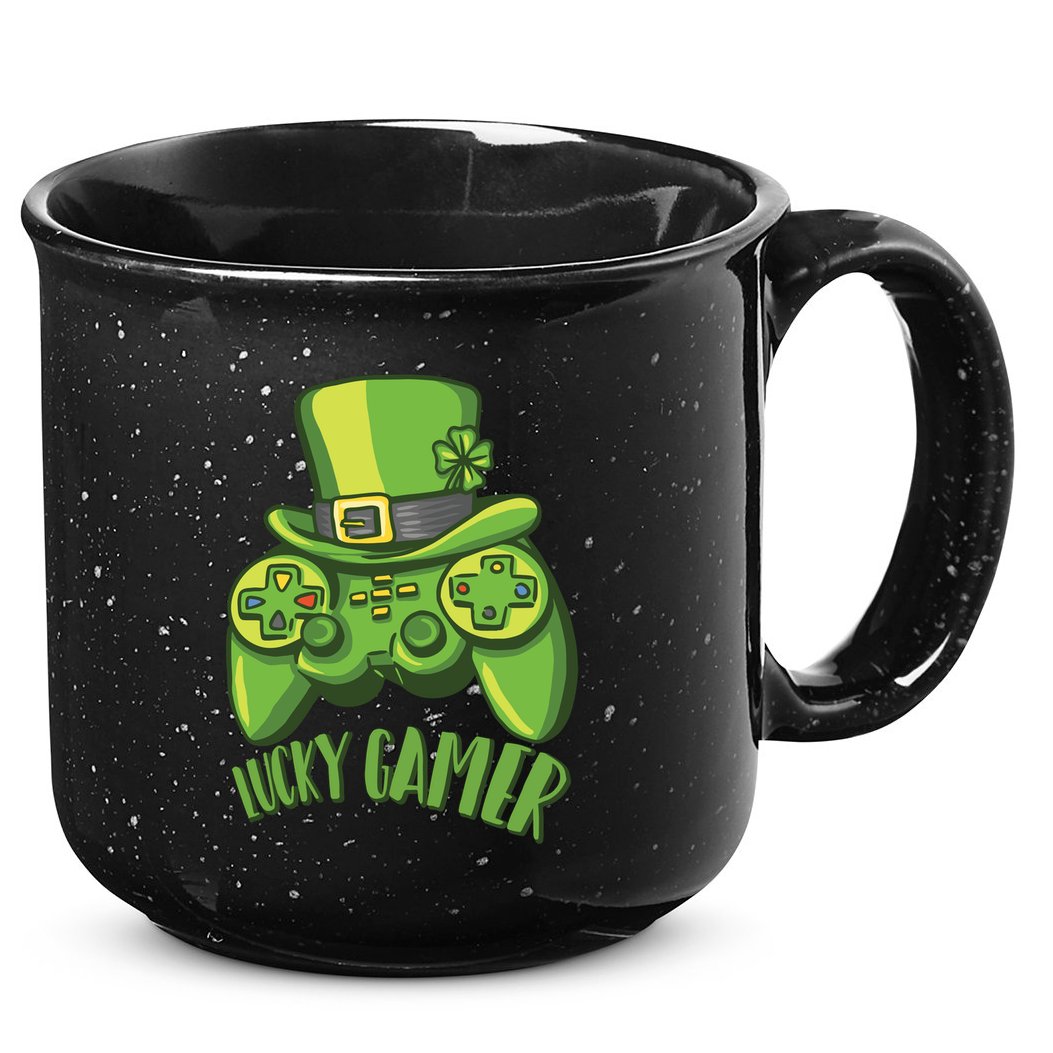 Lucky Gamer 15oz Campfire Ceramic Mug