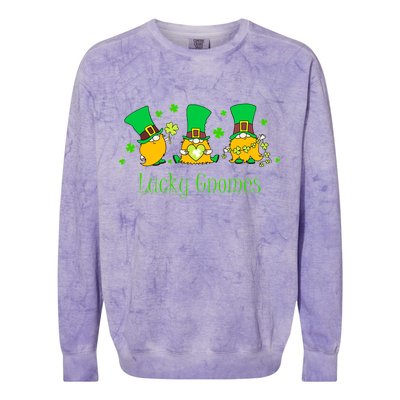 Lucky Gnomes Colorblast Crewneck Sweatshirt