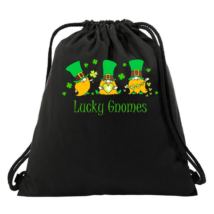 Lucky Gnomes Drawstring Bag