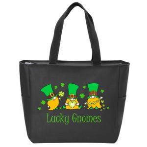 Lucky Gnomes Zip Tote Bag