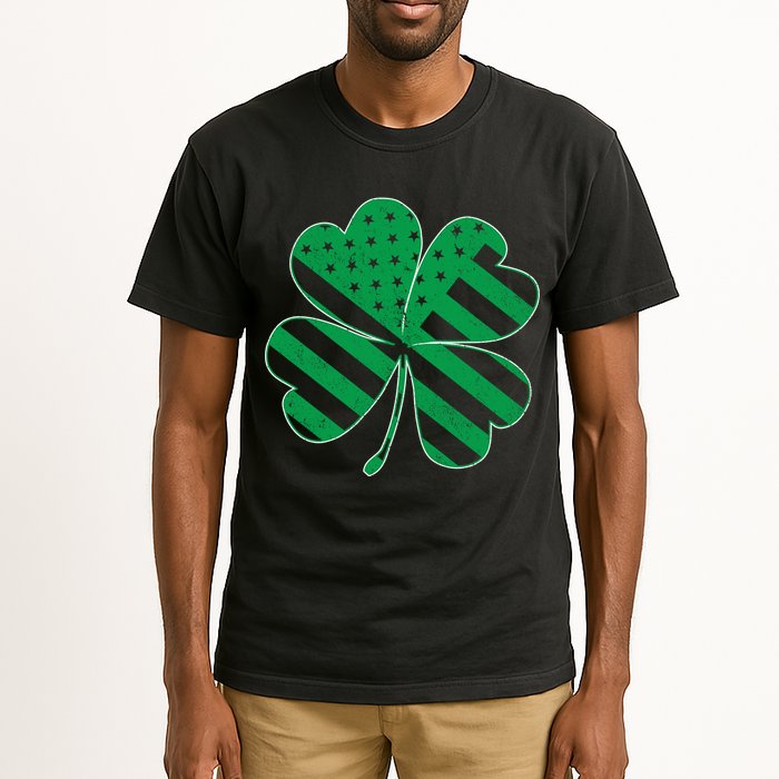 Lucky Irish American Clover Flag Tall T-Shirt