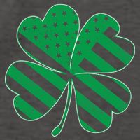 Lucky Irish American Clover Flag Vector Backpack