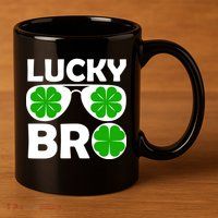 Lucky Irish Bro 11oz C Handle Ceramic Mug