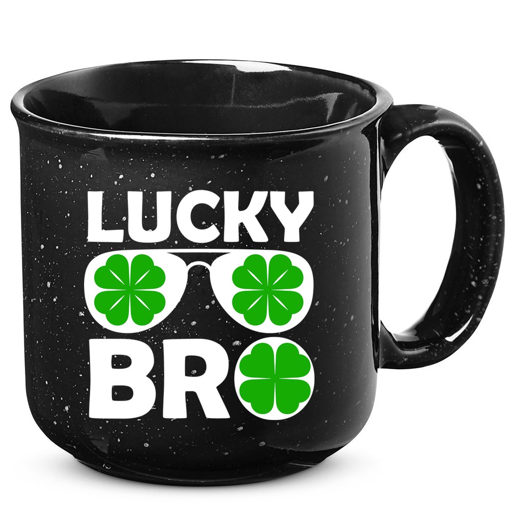 Lucky Irish Bro 15oz Campfire Ceramic Mug