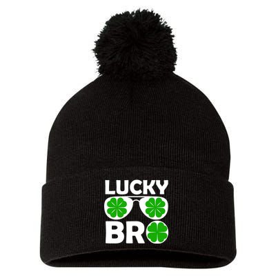 Lucky Irish Bro Pom Pom 12in Knit Beanie