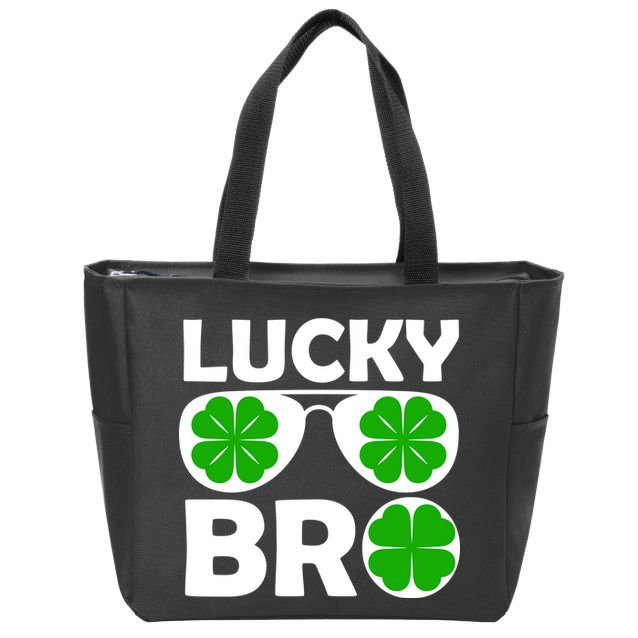 Lucky Irish Bro Zip Tote Bag