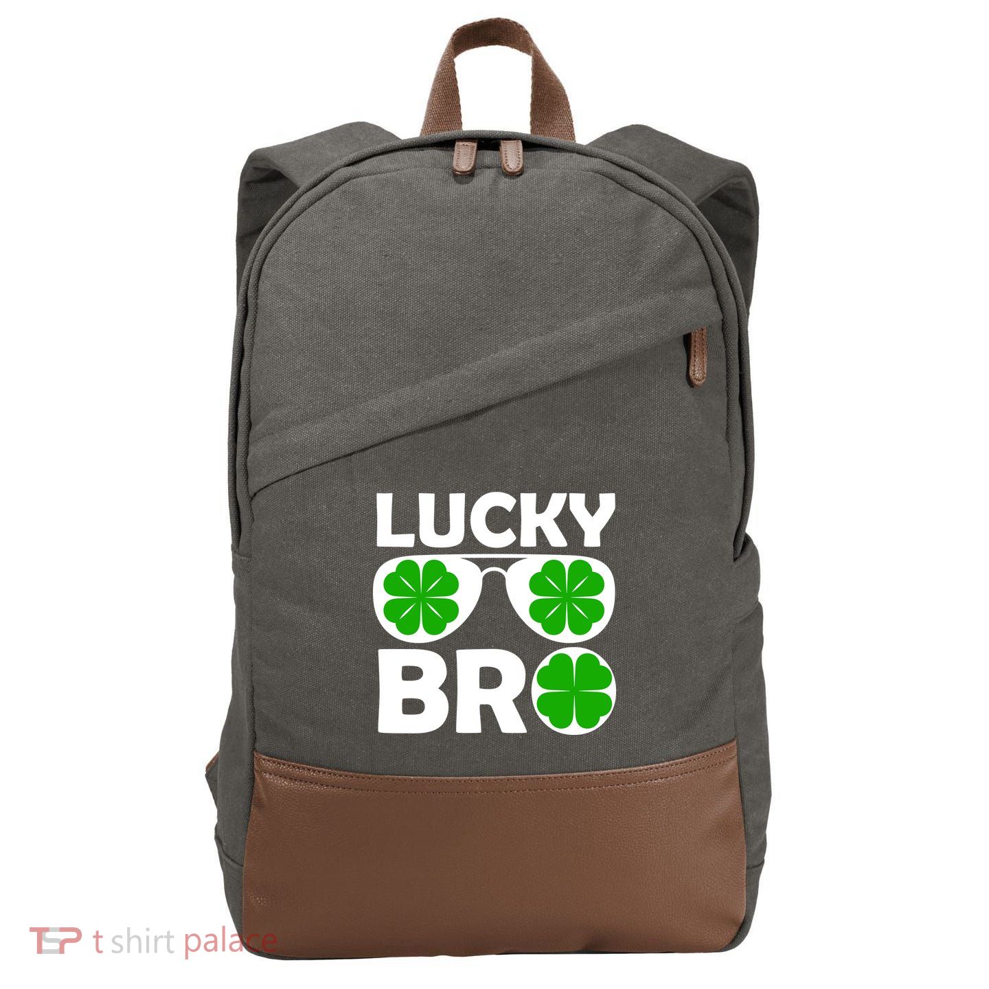 Lucky Irish Bro Cotton Canvas Backpack