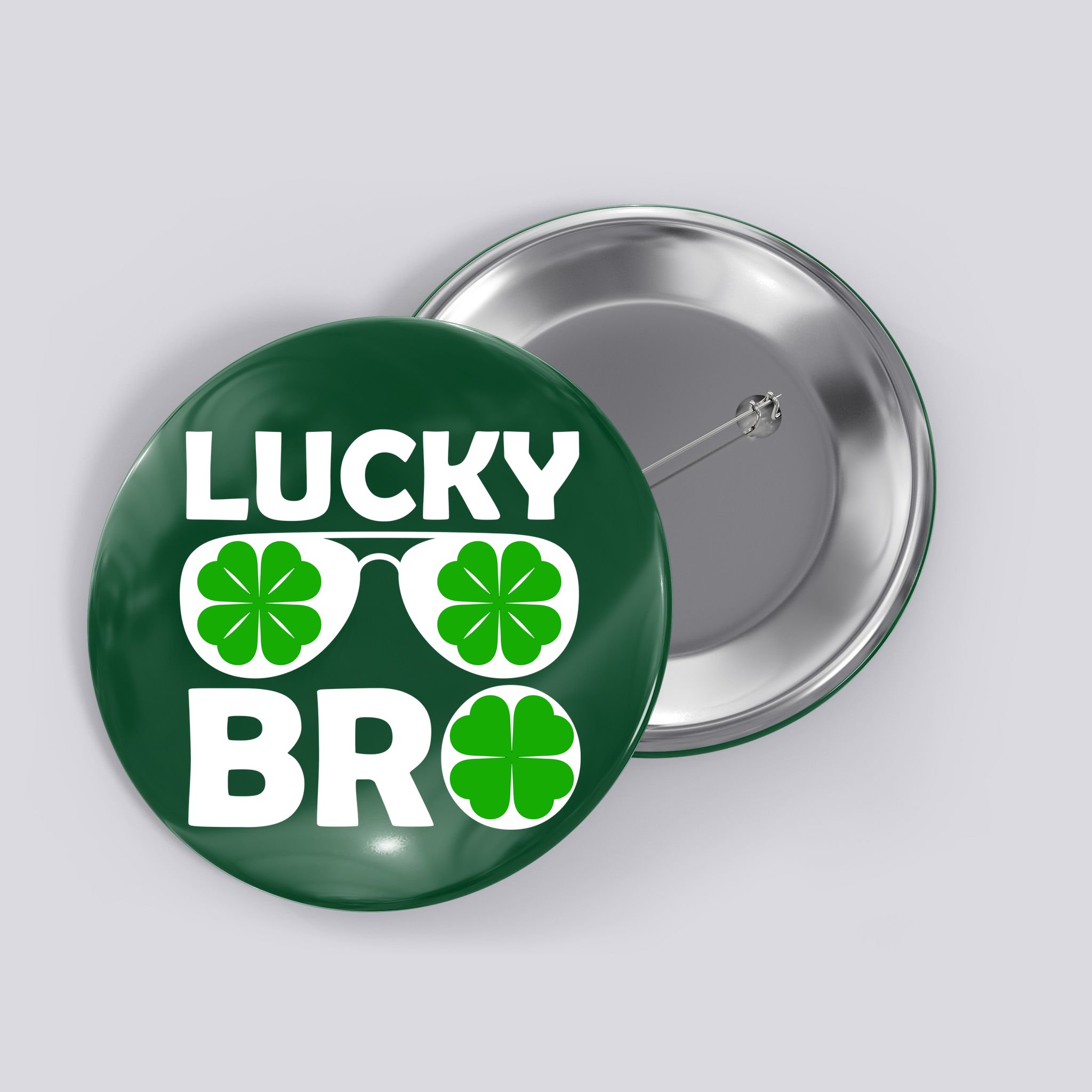 Lucky Irish Bro Button