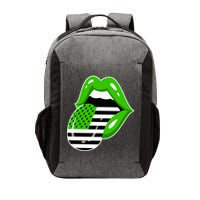 Lucky Irish Lips USA American Flag Vector Backpack