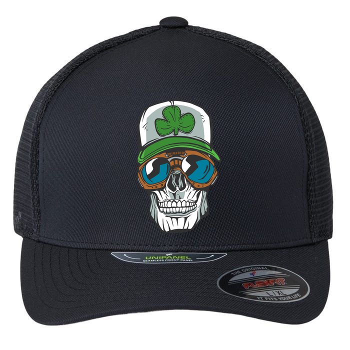 Lucky Irish Skull Flexfit Unipanel Trucker Cap