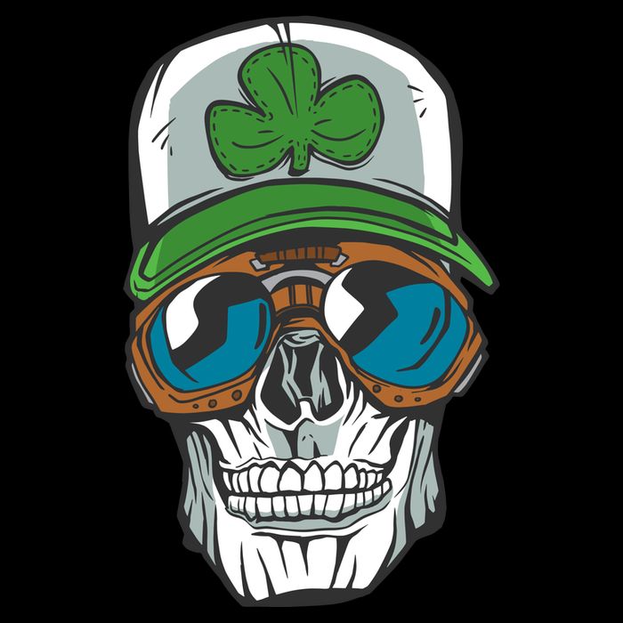 Lucky Irish Skull T-Shirt