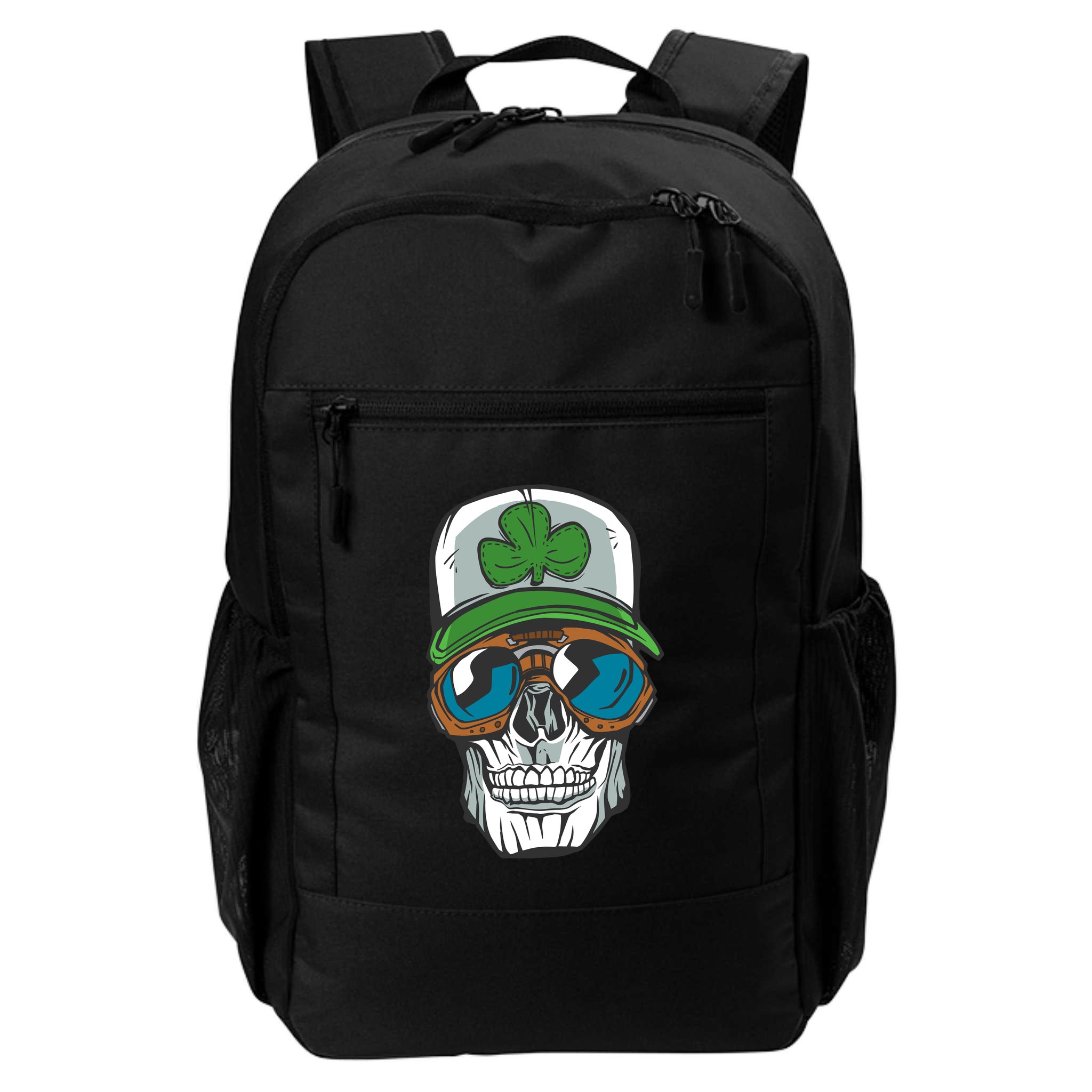 Lucky Irish Skull Backpack