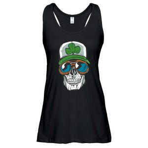 Lucky Irish Skull Ladies Essential Flowy Tank