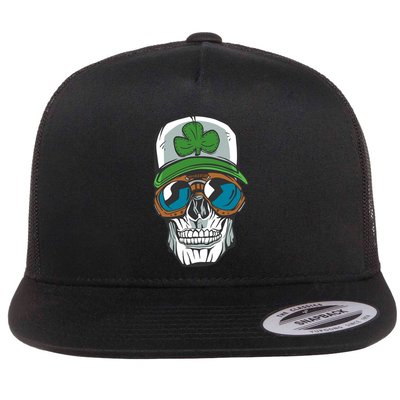 Lucky Irish Skull Flatbill Hat