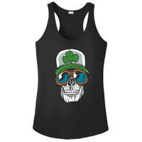 Lucky Irish Skull Ladies PosiCharge Competitor Racerback Tank