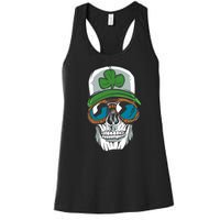 Lucky Irish Skull Women's Racerback Tank