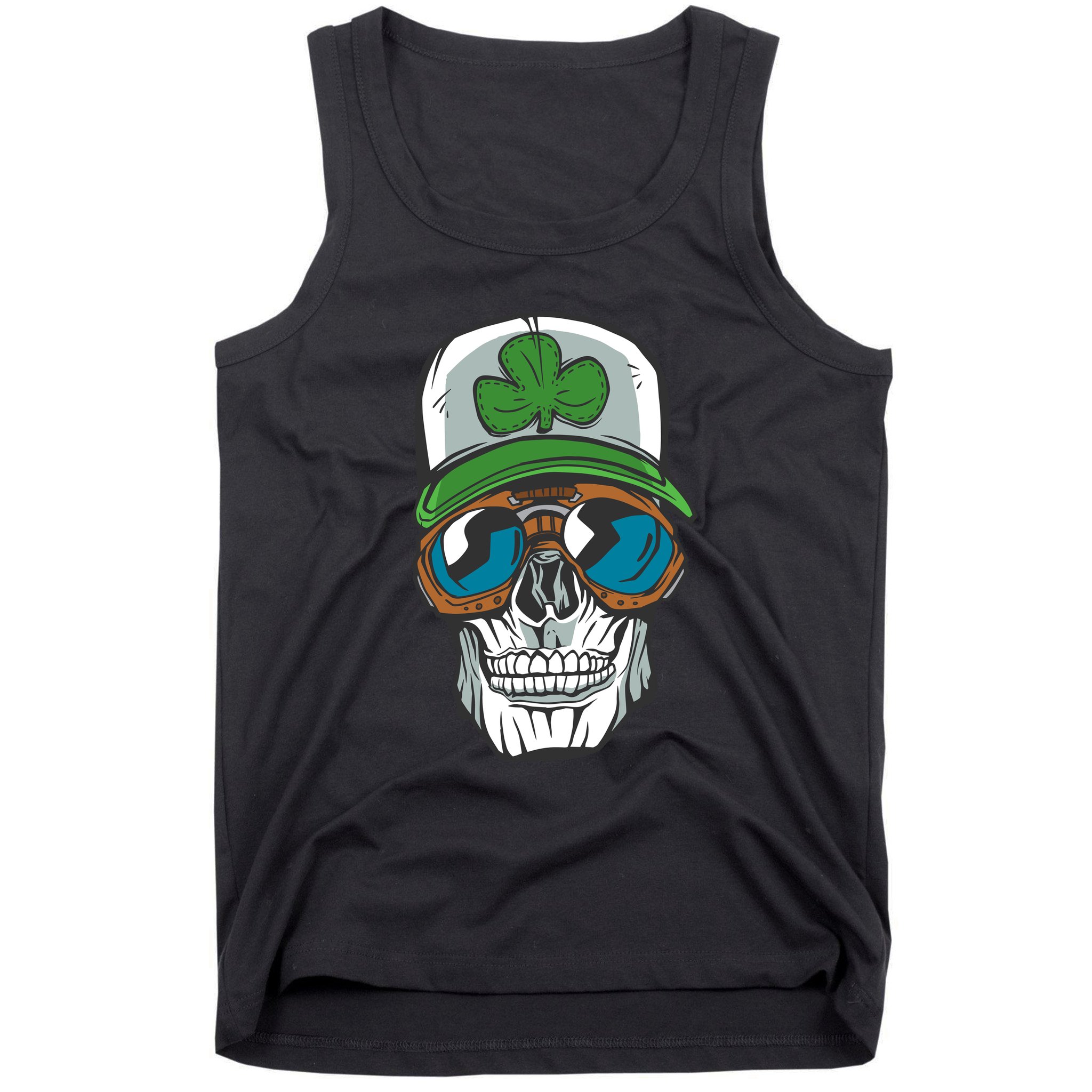 Lucky Irish Skull Tank Top