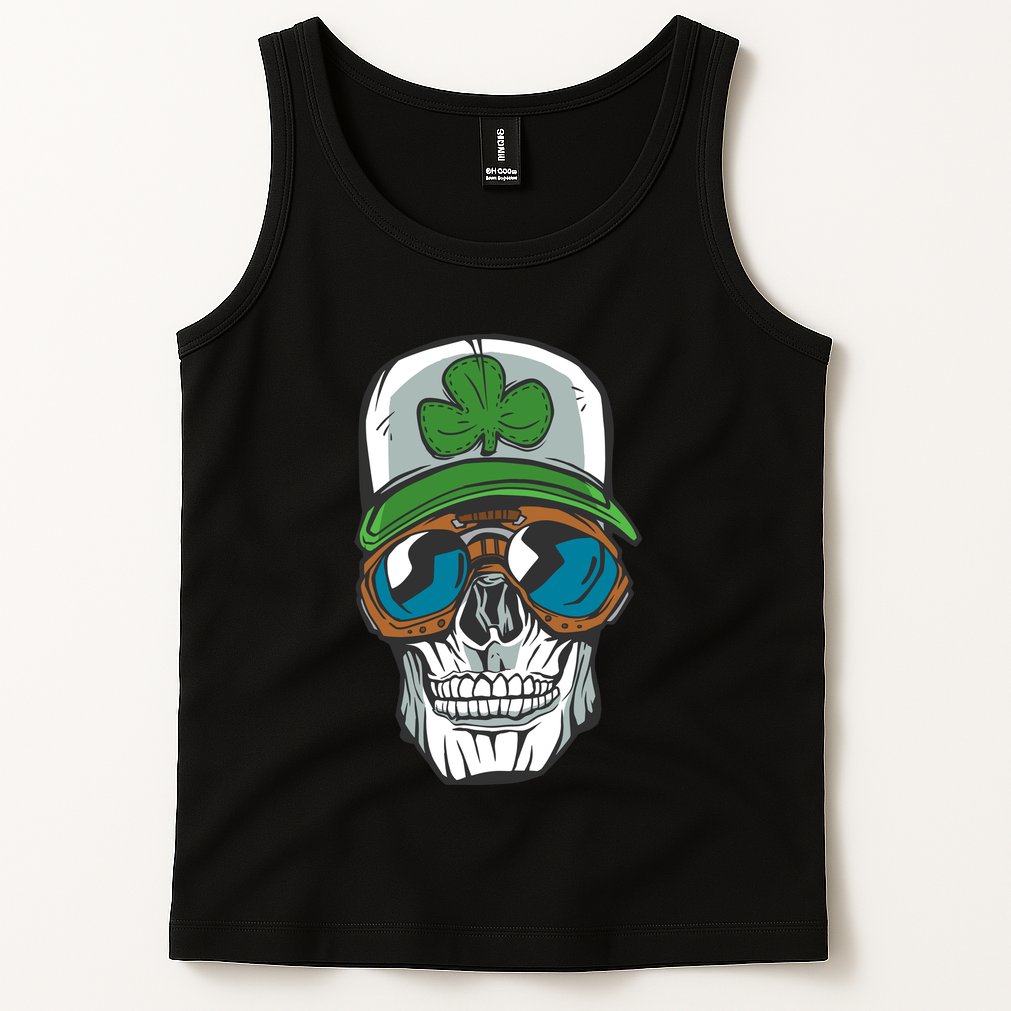 Lucky Irish Skull Tank Top