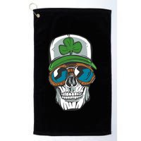 Lucky Irish Skull Golf Towel