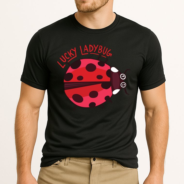 Lucky Ladybug Cooling Performance Crew T-Shirt