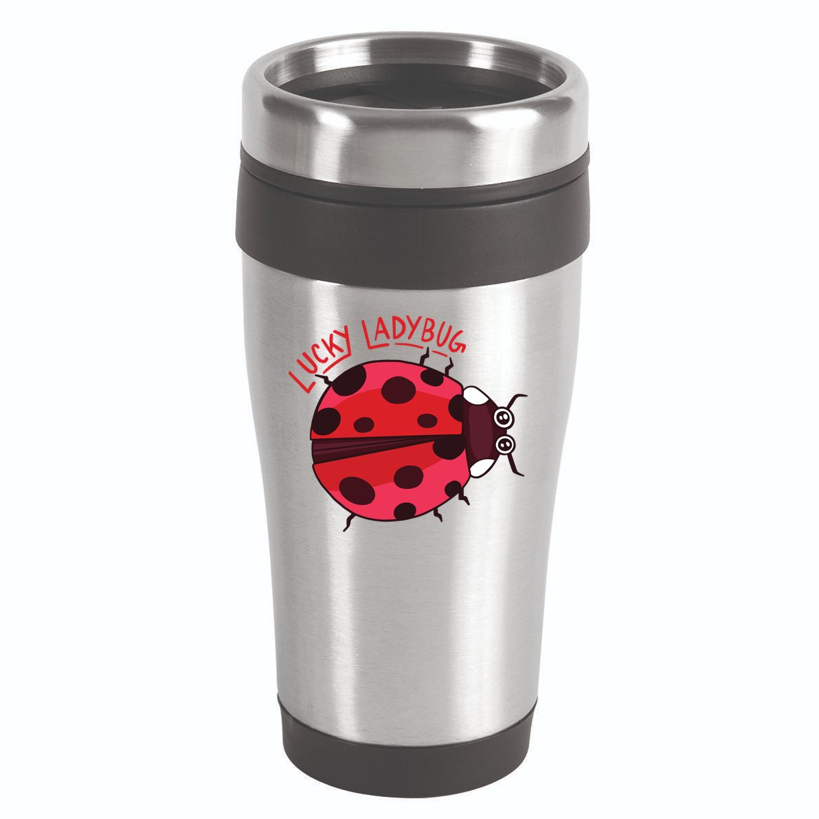Lucky Ladybug 16oz Travel Tumbler
