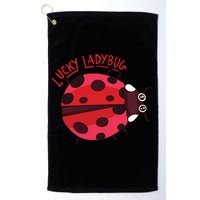Lucky Ladybug Golf Towel