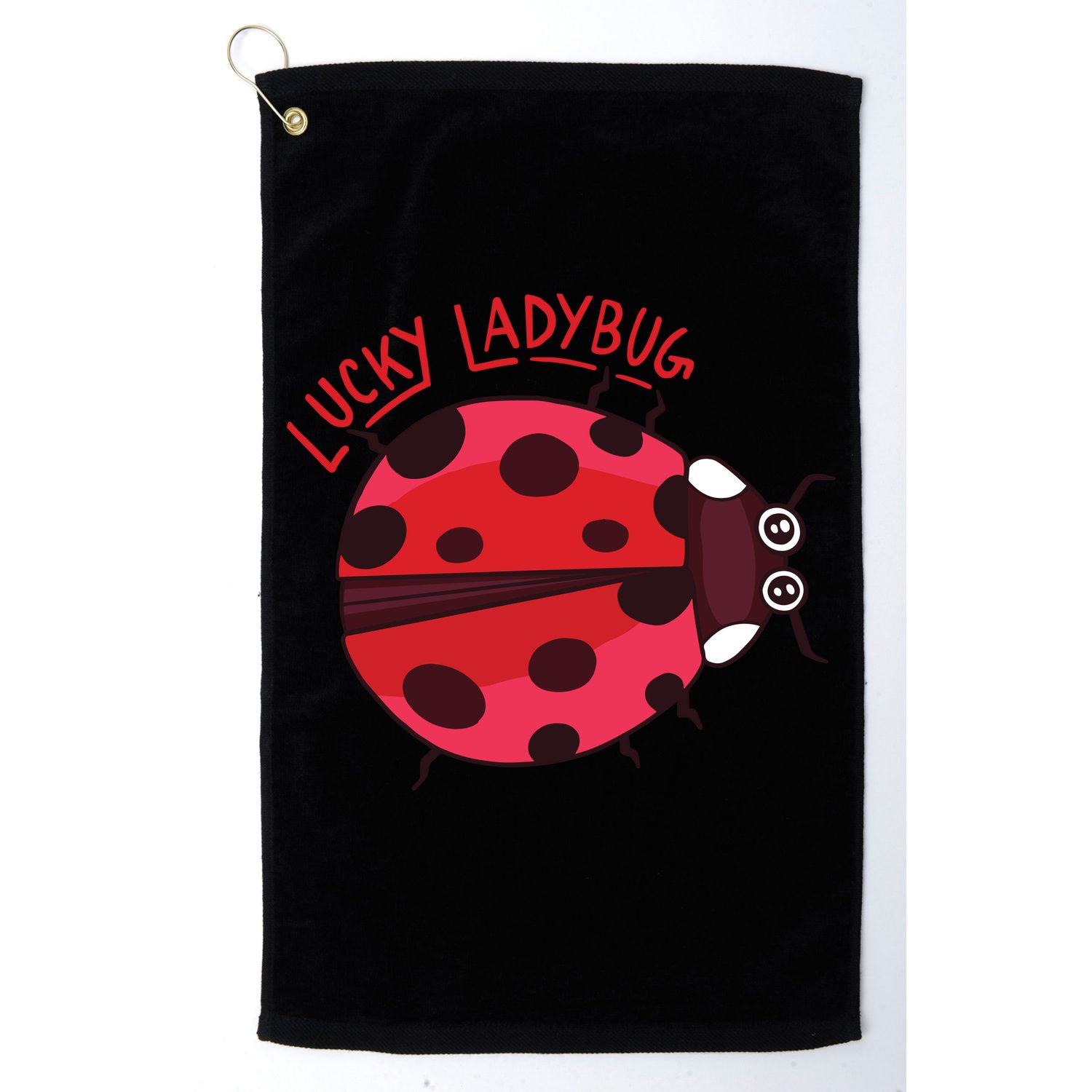 Lucky Ladybug Golf Towel