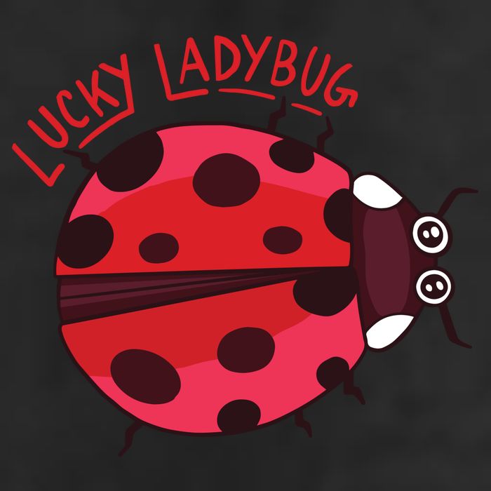 Lucky Ladybug Golf Towel