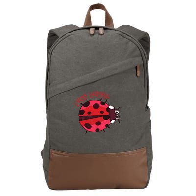 Lucky Ladybug Cotton Canvas Backpack