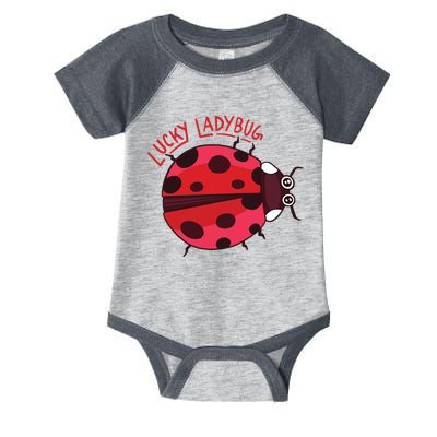 Lucky Ladybug Infant Baby Jersey Bodysuit