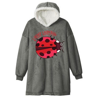 Lucky Ladybug Hooded Wearable Blanket